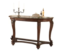 Norcastle Brown Sofa & Console Table