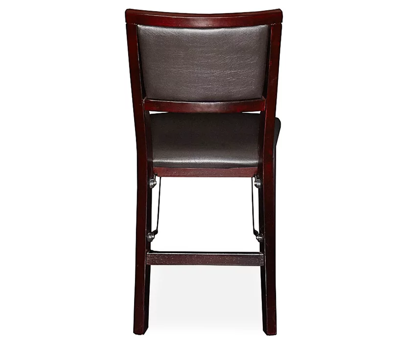 Brown Classic Open Back Folding Chairs, 2-Pack - Image 7
