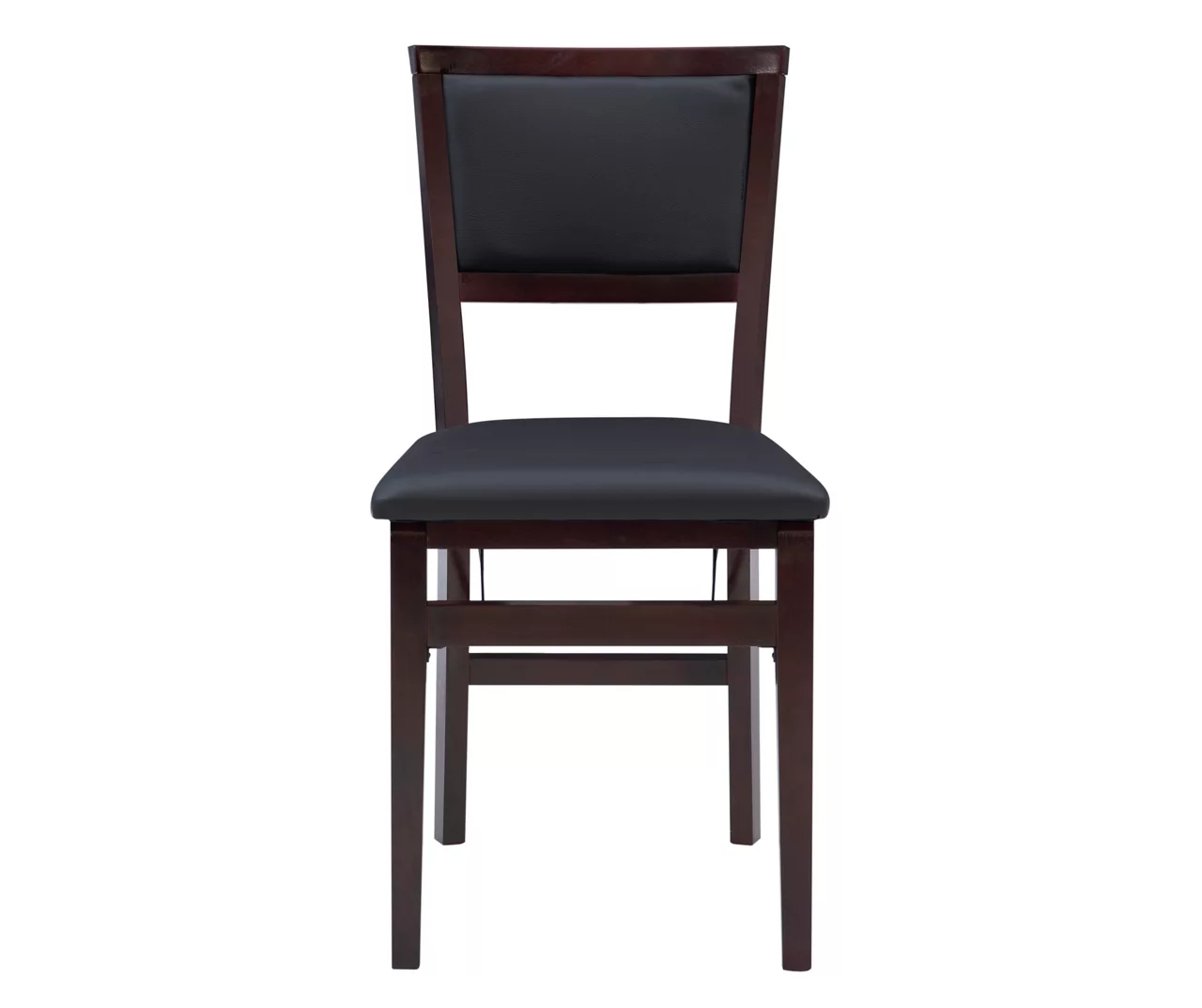 Brown Classic Open Back Folding Chairs, 2-Pack - Image 12