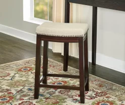 25" Clay Walnut Counter Stool