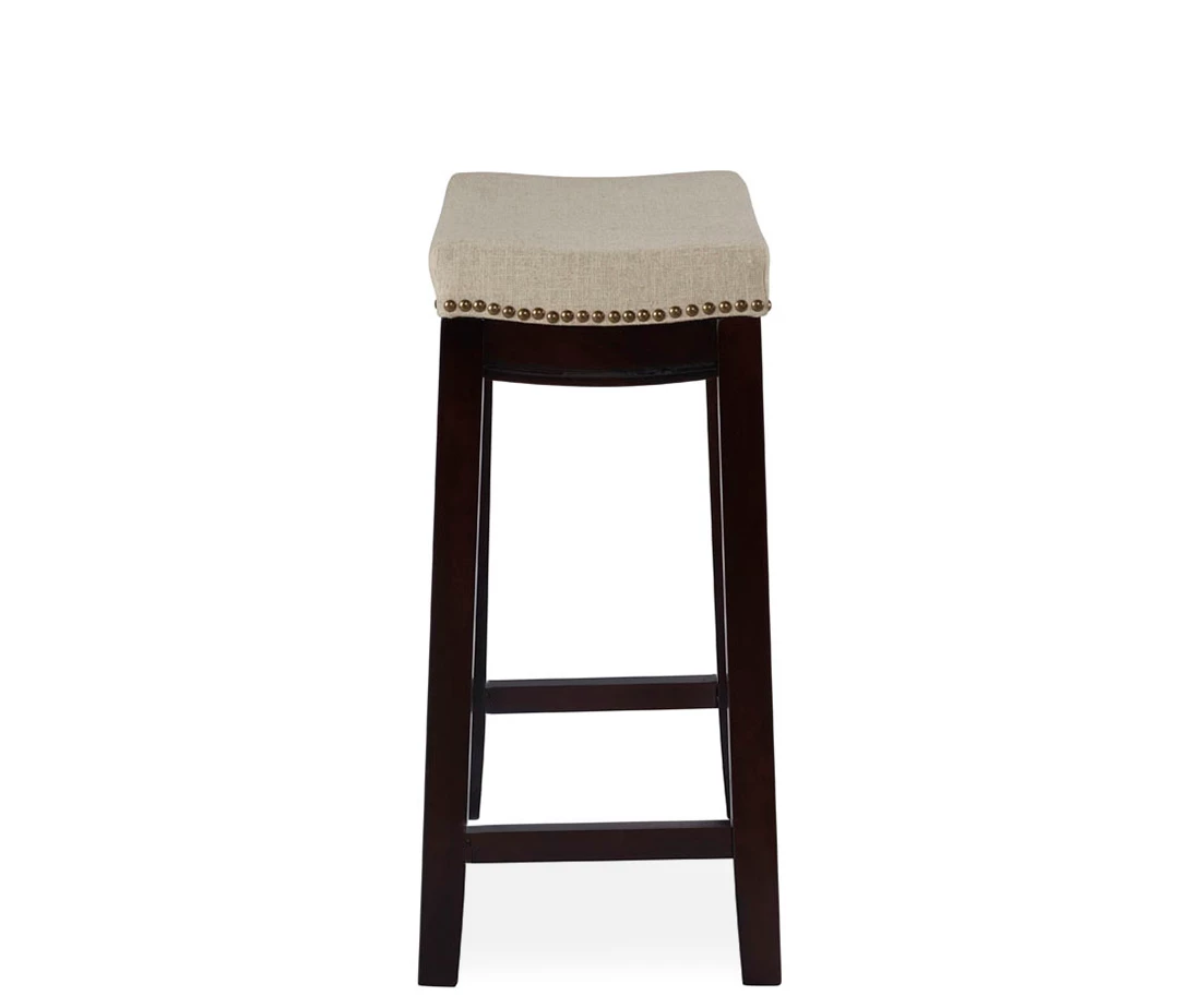 25" Clay Walnut Counter Stool - Image 2