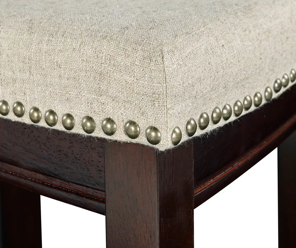 25" Clay Walnut Counter Stool - Image 3