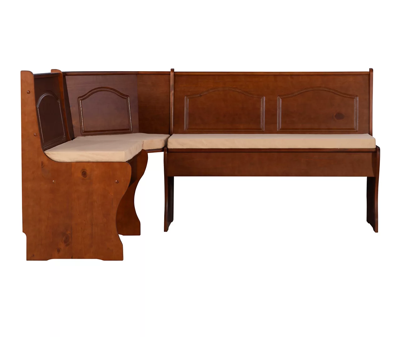 Beige Microfiber Cushion Set For Breakfast Nook - Image 8