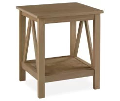 Rockford Rustic Gray End Table