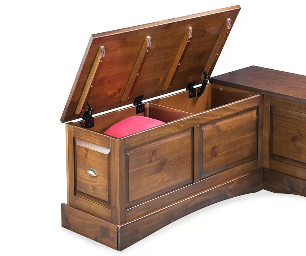 Cannon Walnut Backless Breakfast Nook - Image 10