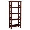 Rockford Antique Tobacco 4-Shelf Bookcase
