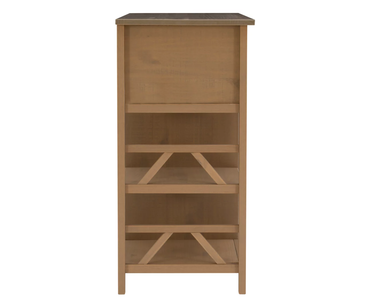 Rockford Rustic Gray 5-Shelf TV & Media Center - Image 5