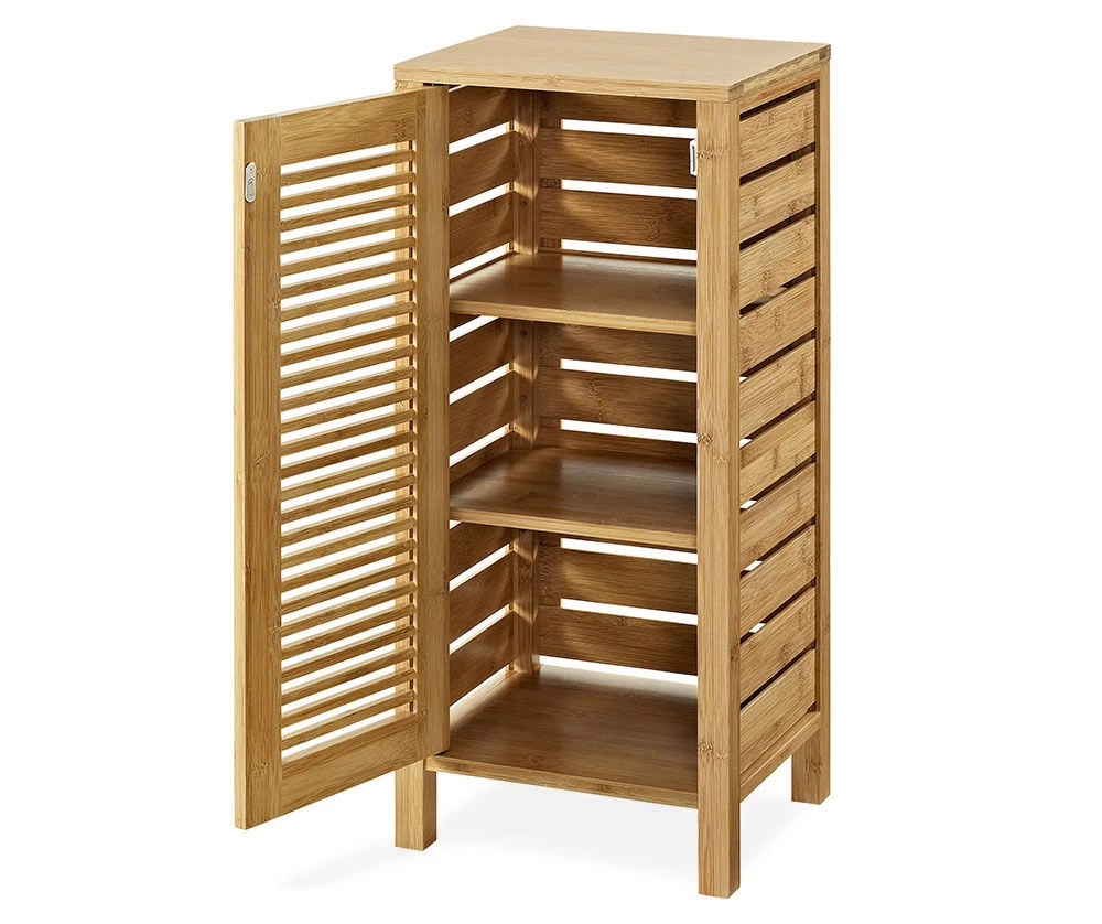 Pierce Bamboo Single Door Floor Cabinet - Image 6