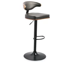 Bellatier Brown Low Back Adjustable Height Barstool