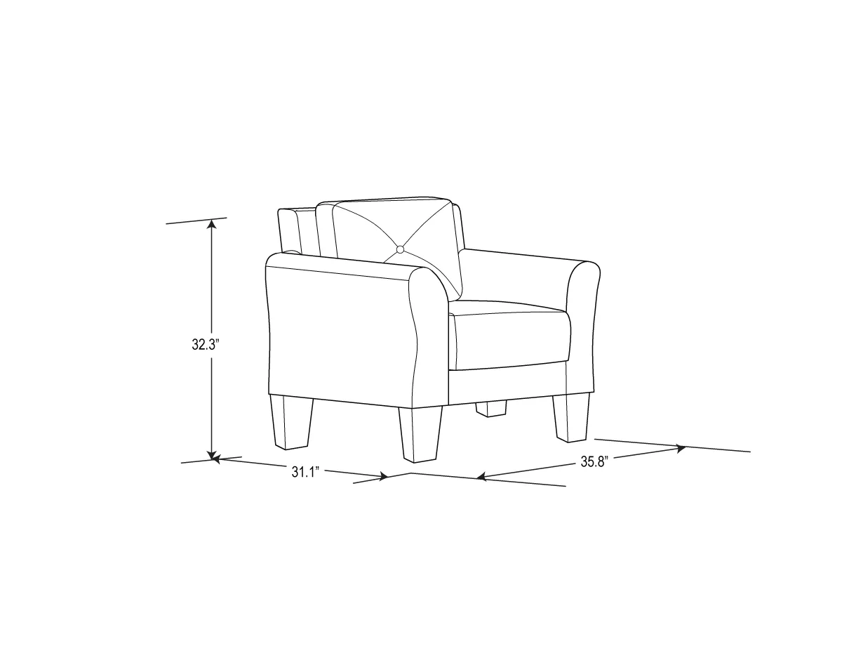 Hayward Upholstered Accent Chair - Image 9