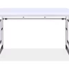 Alize Chrome Geometric Desk