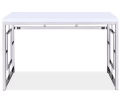 Alize Chrome Geometric Desk