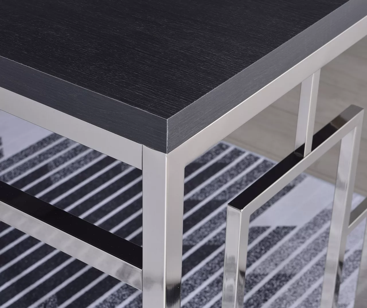 Alize Chrome Geometric Desk - Image 10