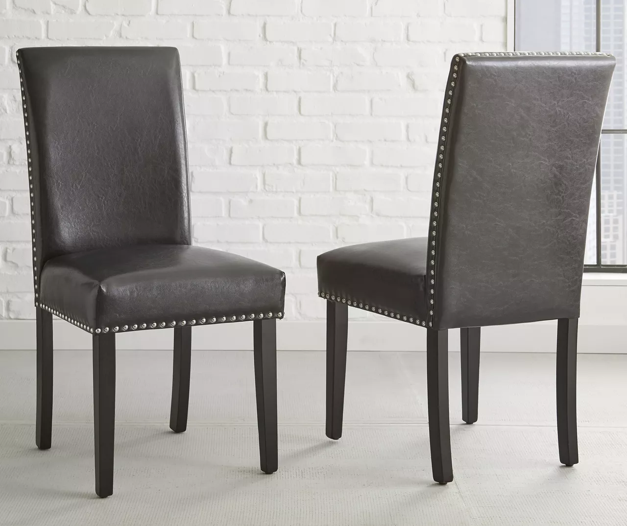 Verano Gray Dining Chairs, 2-Pack