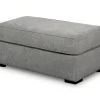 Naples Gray Ottoman