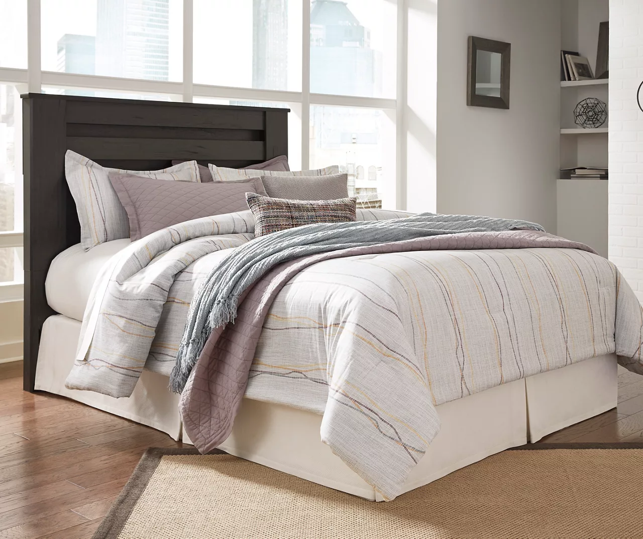 Brinxton Charcoal Full/Queen Headboard - Image 3