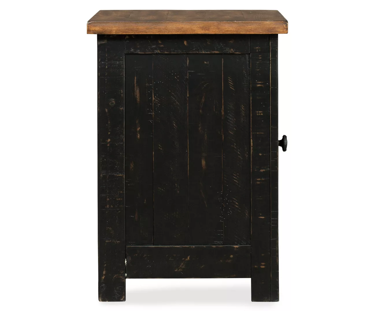 Valebeck Black & Brown Two-Tone Chairside End Table - Image 4