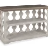 Havalance Gray & White Two-Tone Console Table