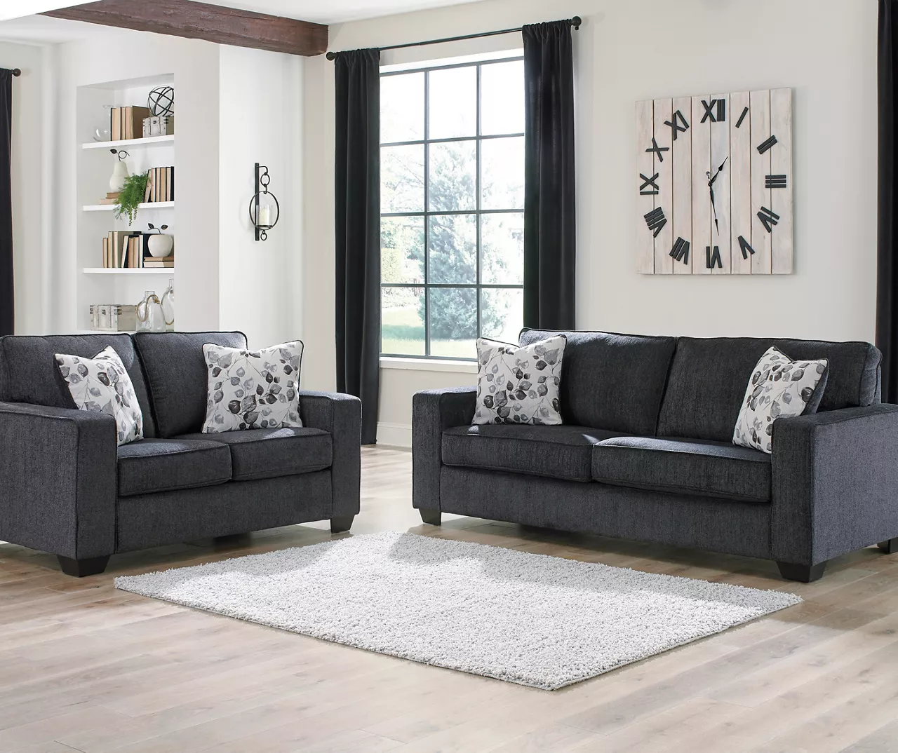 Kiara Slate Loveseat - Image 2