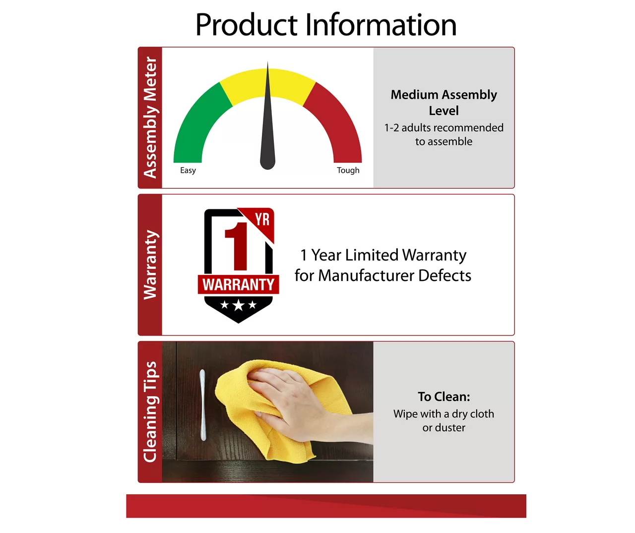 Ameriwood 47" Grandcastle Electric Fireplace Console - Image 6