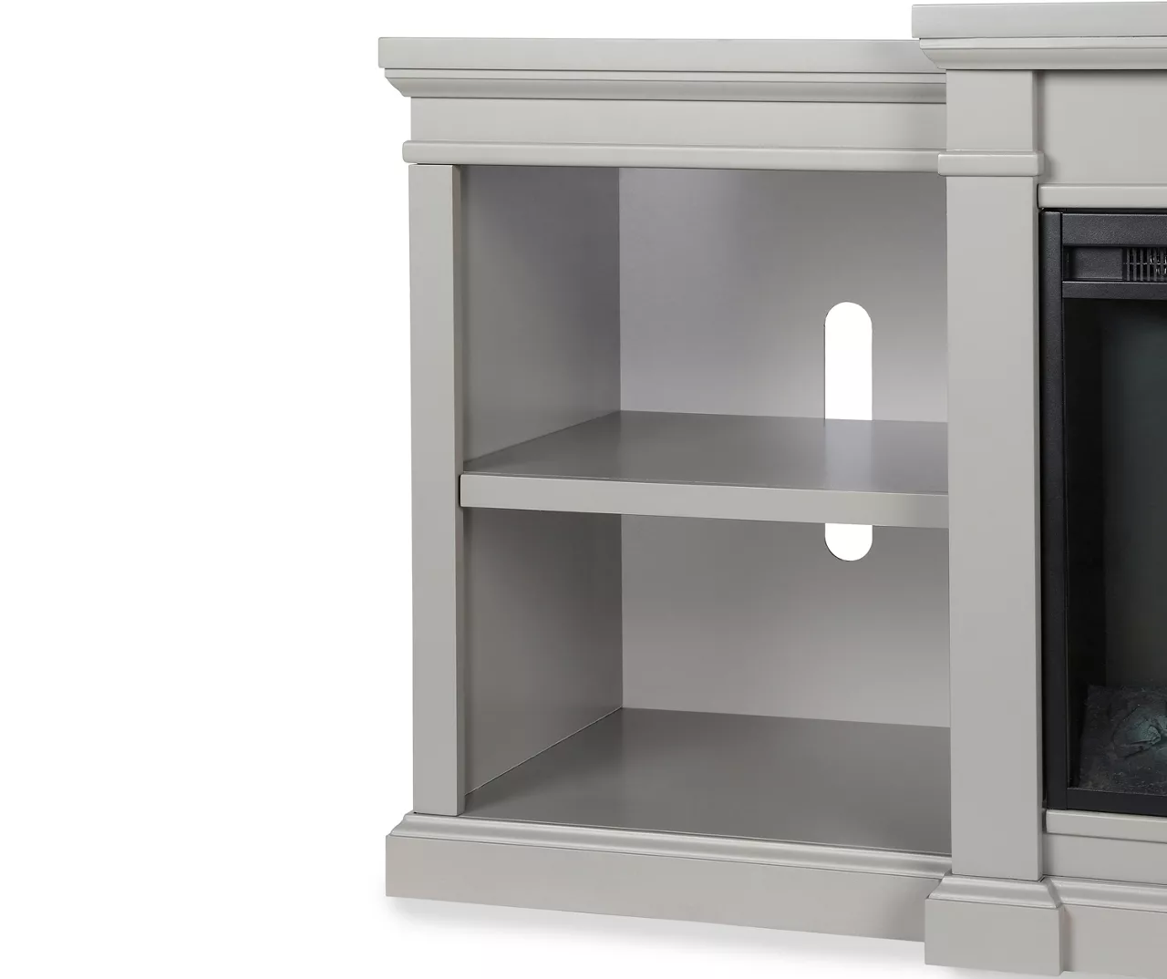 65" Wilton Gray Electric Fireplace Console - Image 3