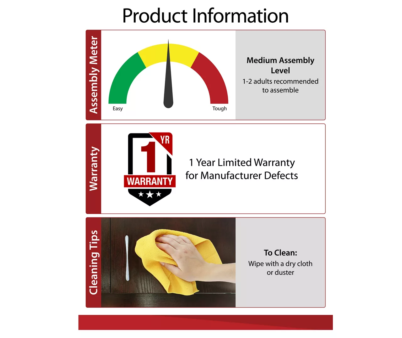 47" Grandcastle Rustic Gray Electric Fireplace Console - Image 4
