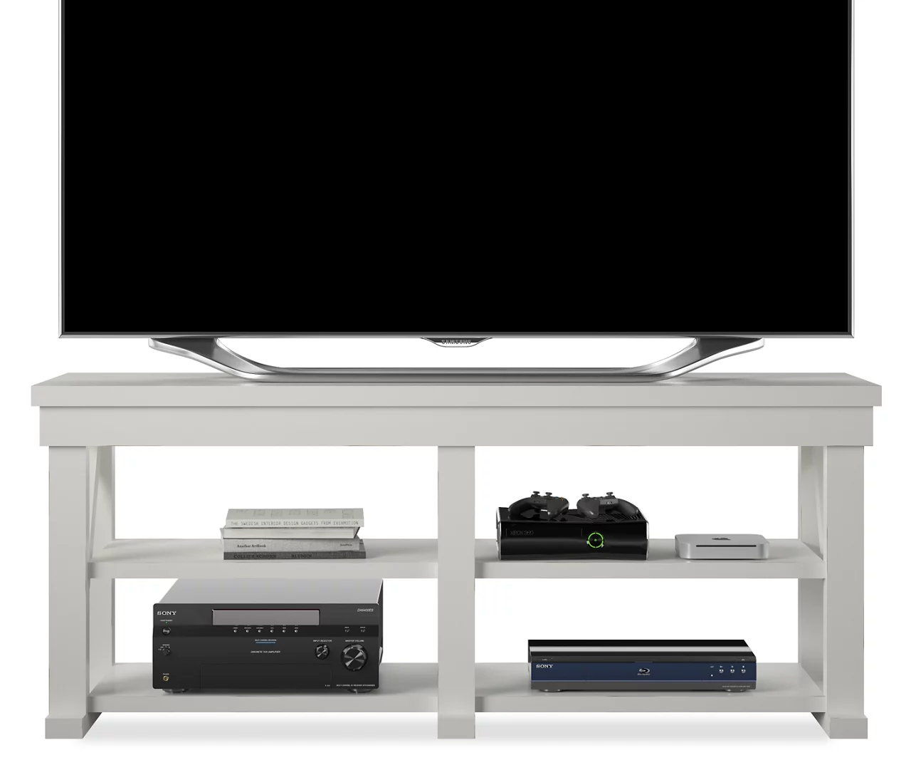 Stockton White TV Stand - Image 3