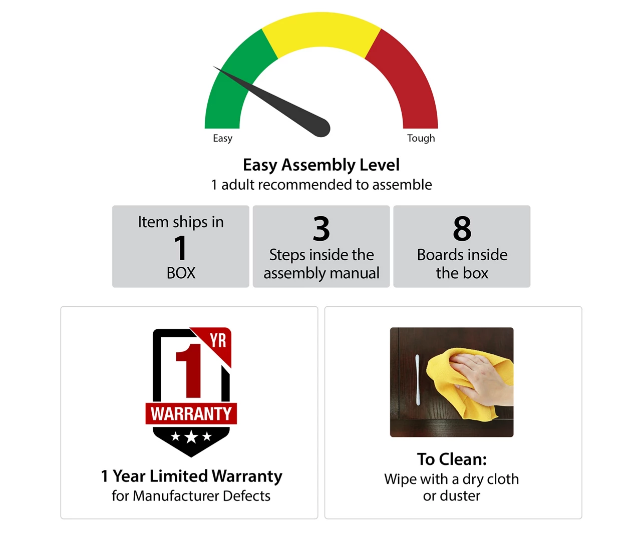 Stockton White TV Stand - Image 5