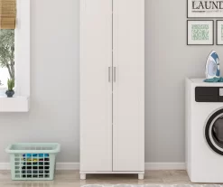 Evolution Selden 24" White Utility Storage Cabinet