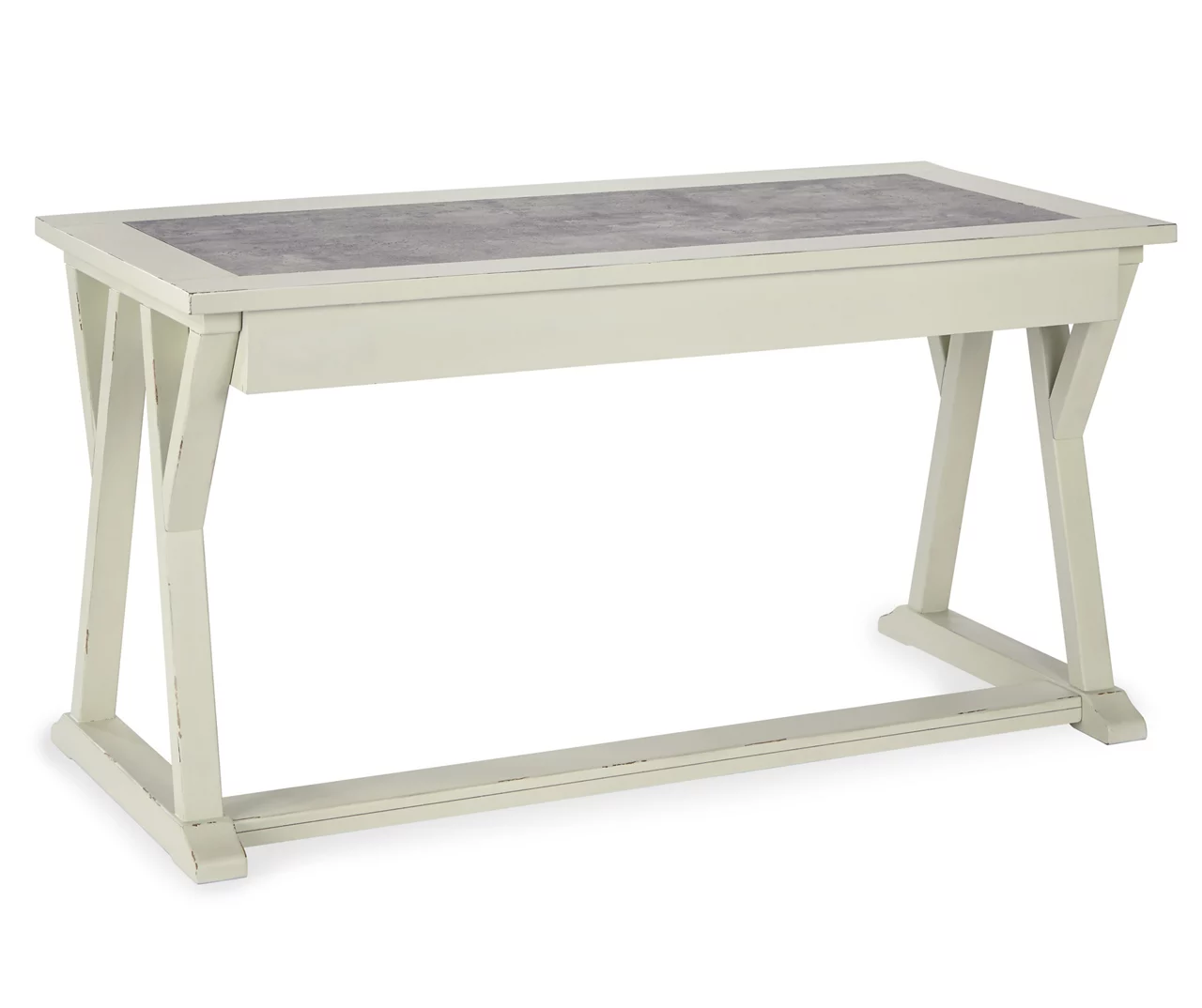 Jonileene White-Gray Desk - Image 3