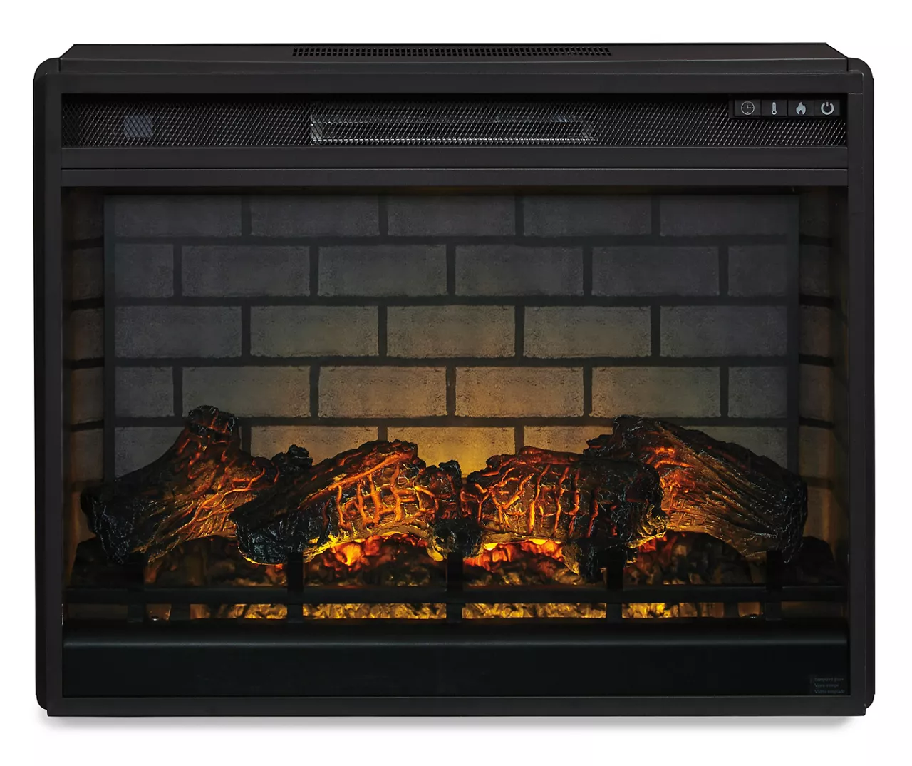 Electric Infrared Brick Fireplace Insert