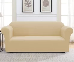 Tan Sofa Slipcover