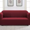 Wine Red Sofa Slipcover