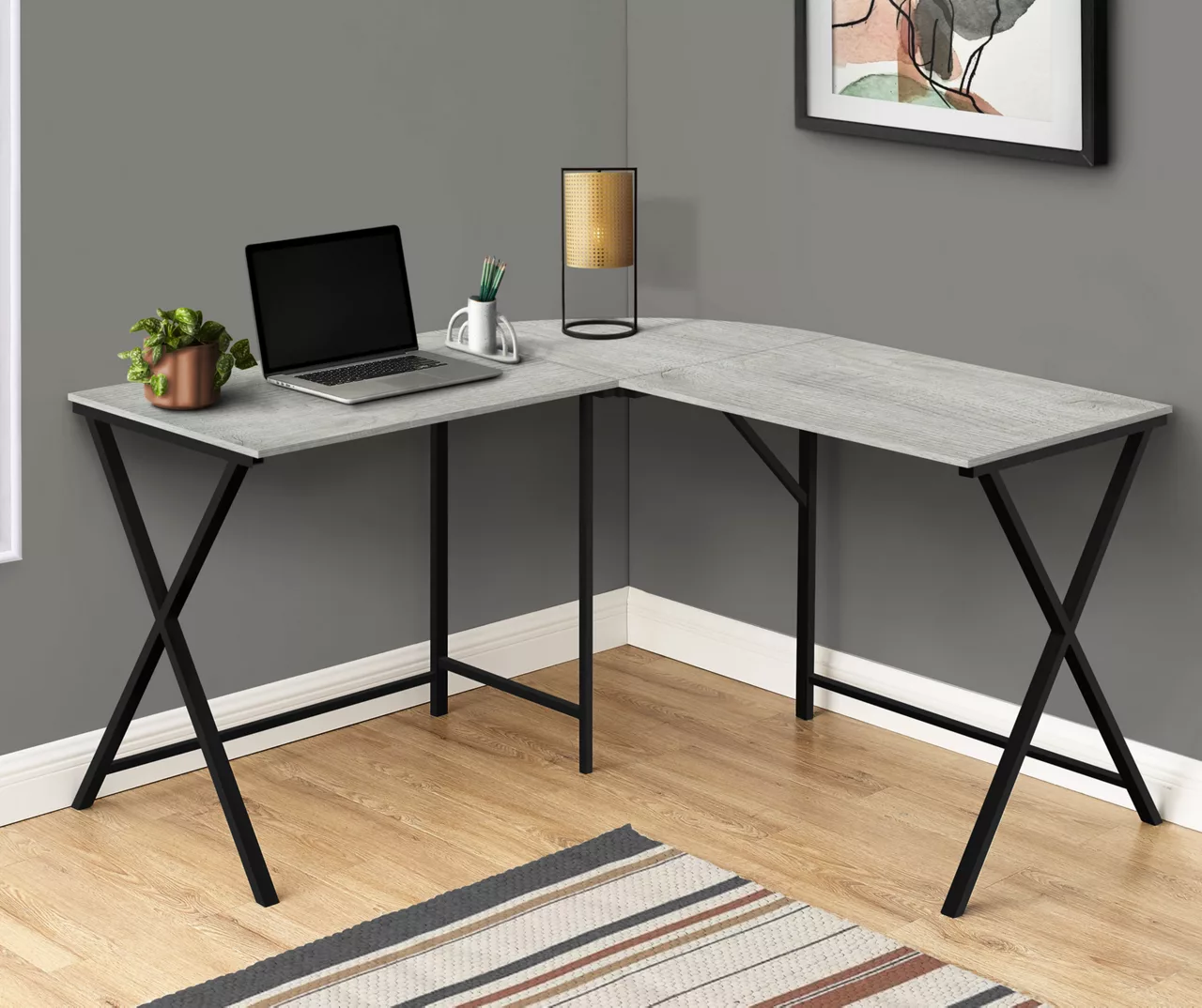 Monarch X Leg L-Shaped Corner Desk - Image 13
