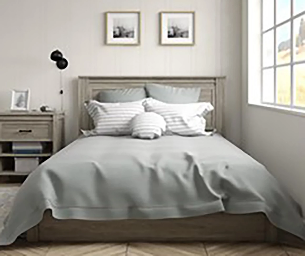 Silverton Oak Full Headboard - Image 3