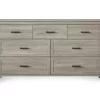 Silverton Oak 7-Drawer Dresser