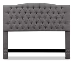 Gray Celeste Upholstered Queen Headboard