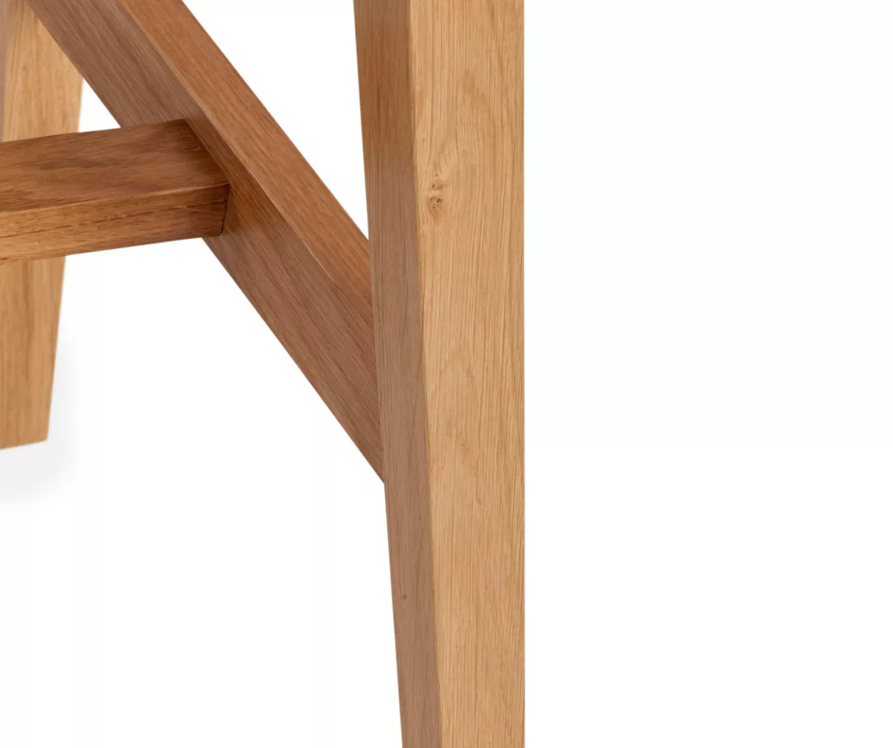 25.59" Oak & White Abacus Wood Counter Stool - Image 6