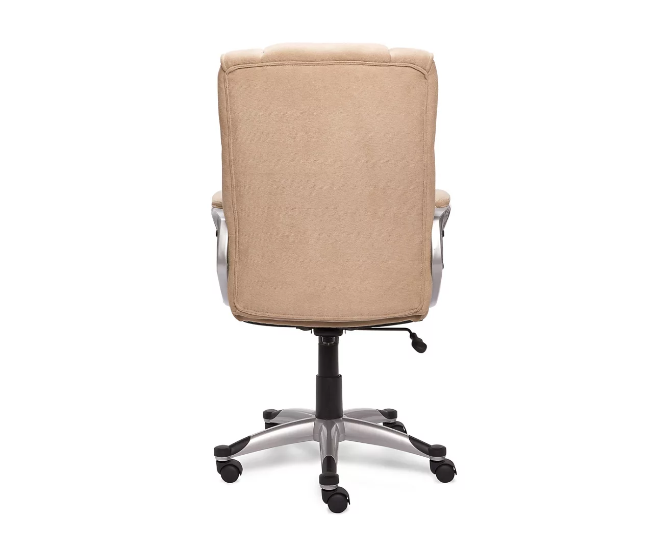 Fawn Tan Linen Executive Office Chair - Image 5