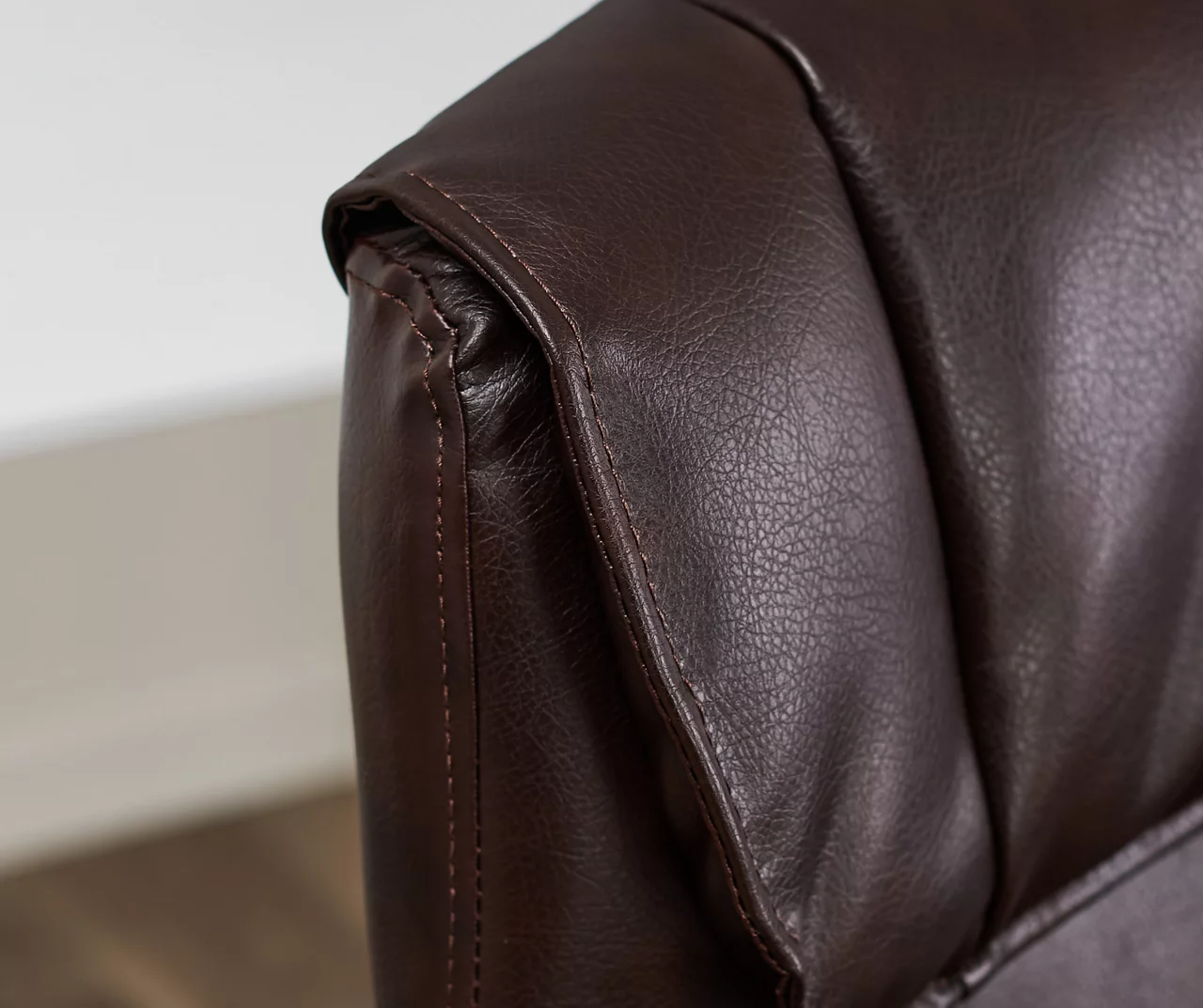 Hannah Brown Bonded Leather Office Chair - Image 4