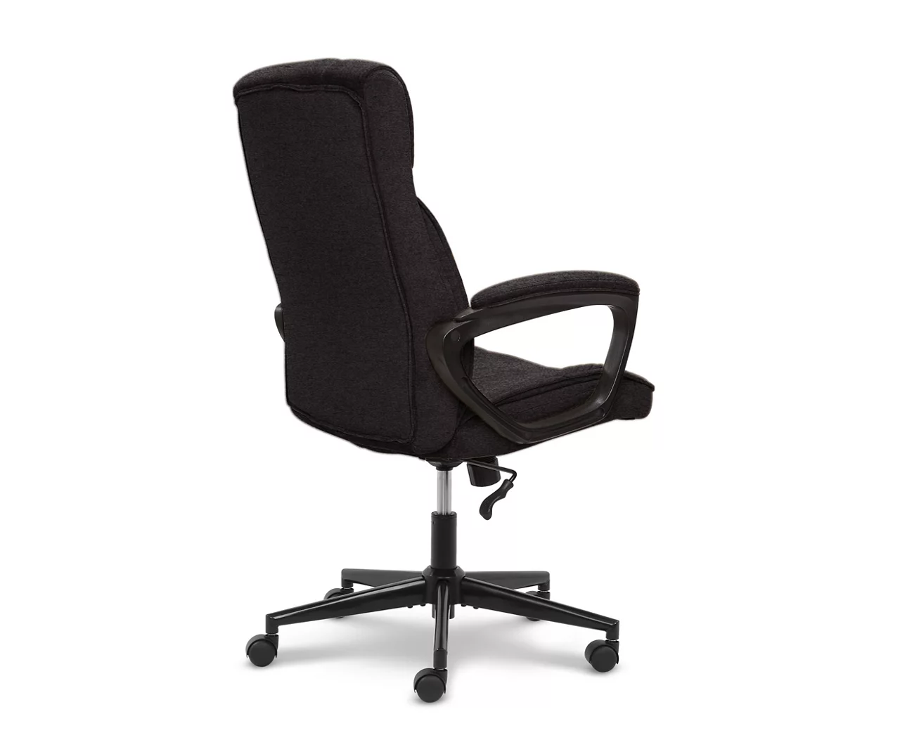 Hannah Charcoal Gray Microfiber Office Chair - Image 14
