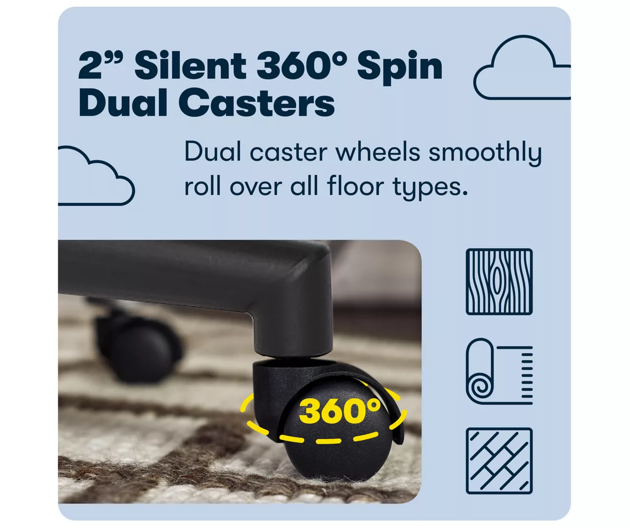 Hannah Charcoal Gray Microfiber Office Chair - Image 10