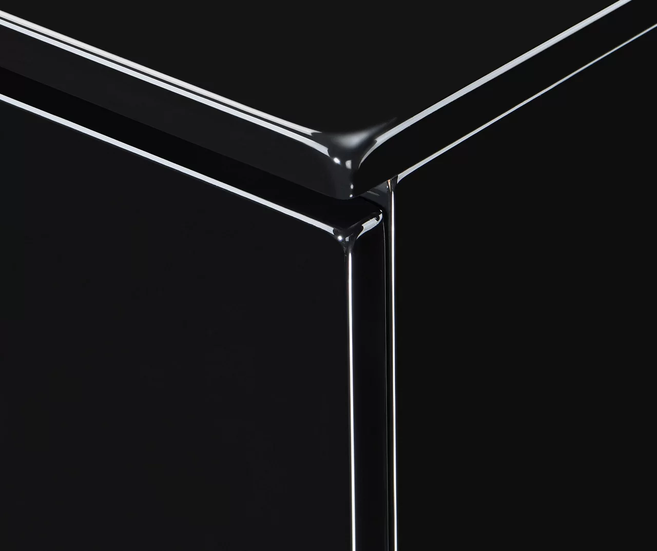 Black Hudson 2-Drawer Wood Nightstand - Image 10