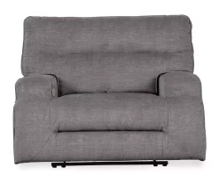 Coombs Charcoal Wide Seat Power Recliner