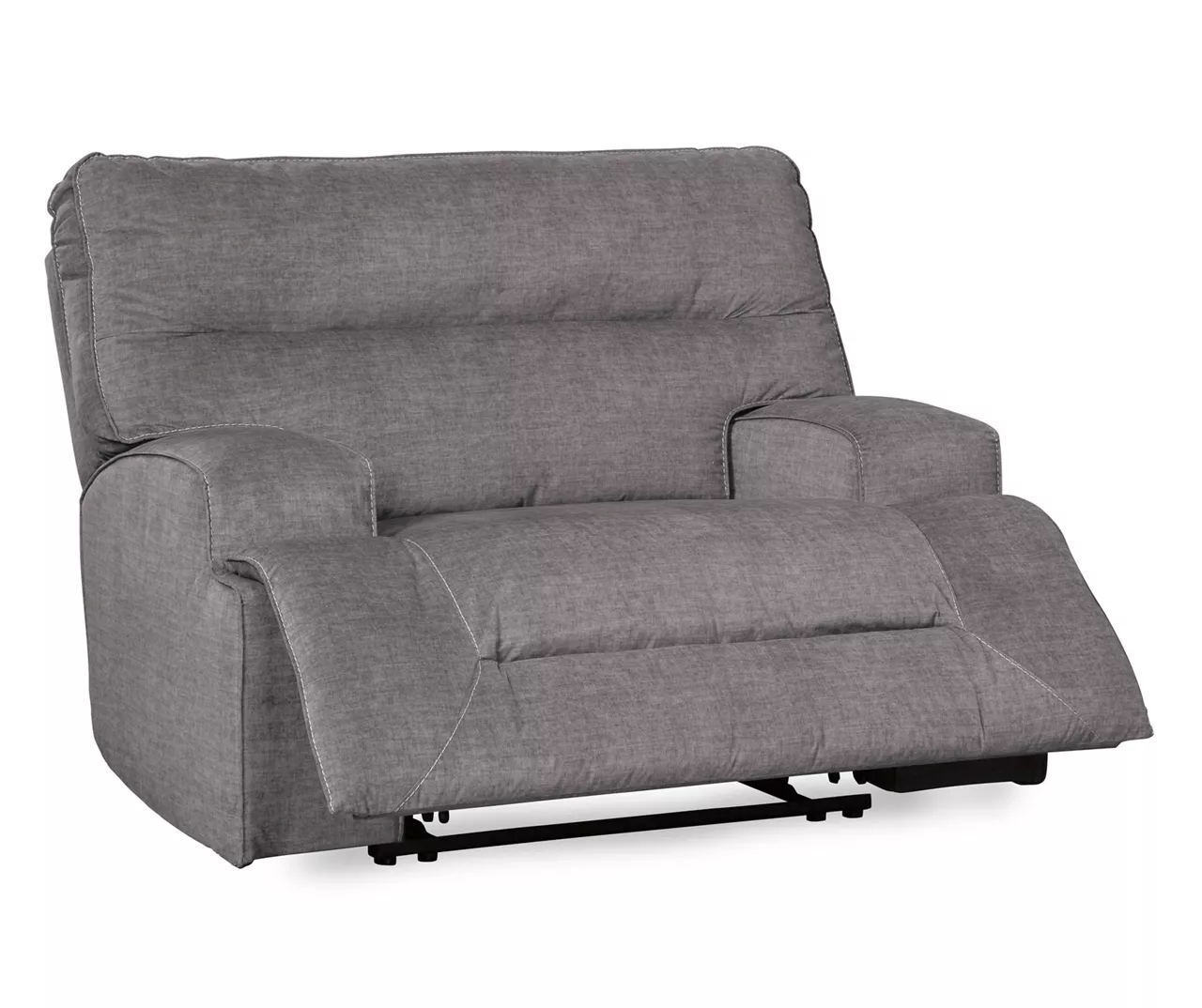 Coombs Charcoal Wide Seat Recliner - Image 6