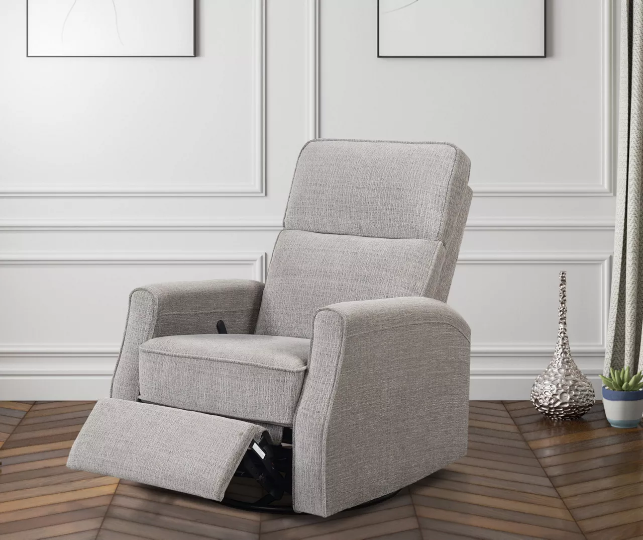 Henderson Wheat Swivel Glider Recliner - Image 2