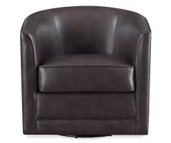 Willow River Hammond Faux Leather Swivel Accent Chair