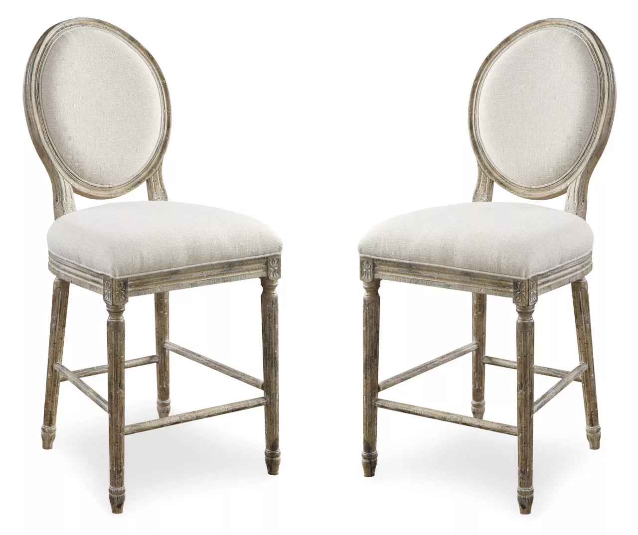 Windham Upholstered Bar Stools, 2-Pack