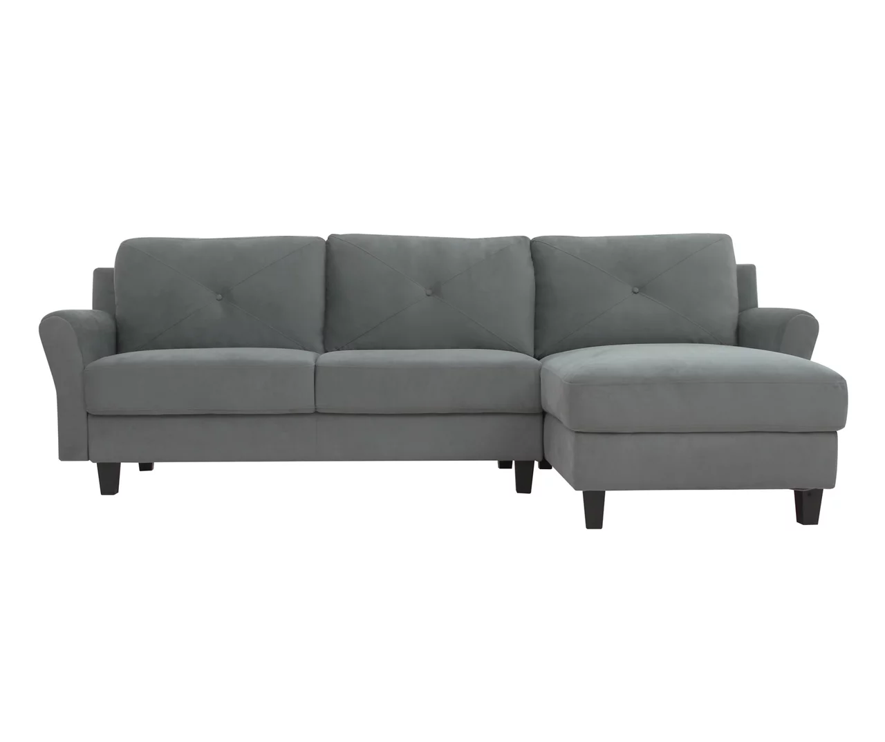 Hayward Gray Rolled Arm Sectional