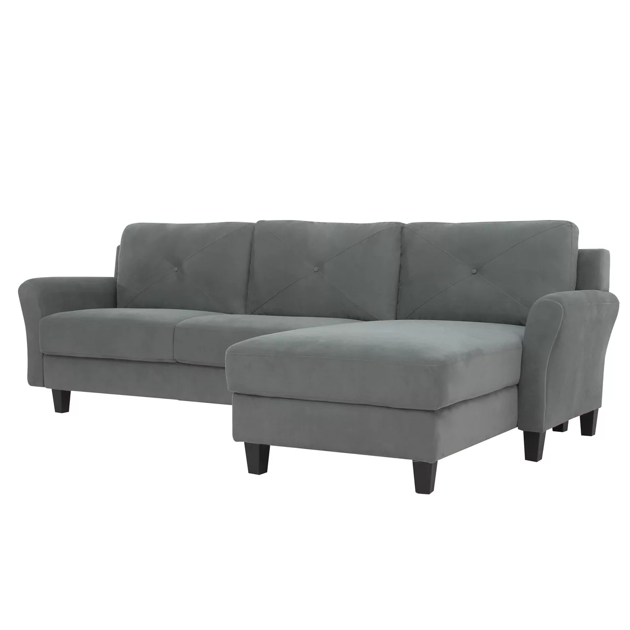Hayward Gray Rolled Arm Sectional - Image 12